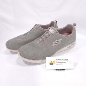 Skechers Empire D Lux Slip On Athletic Running Shoe Womens Size 11 12822 Toupe